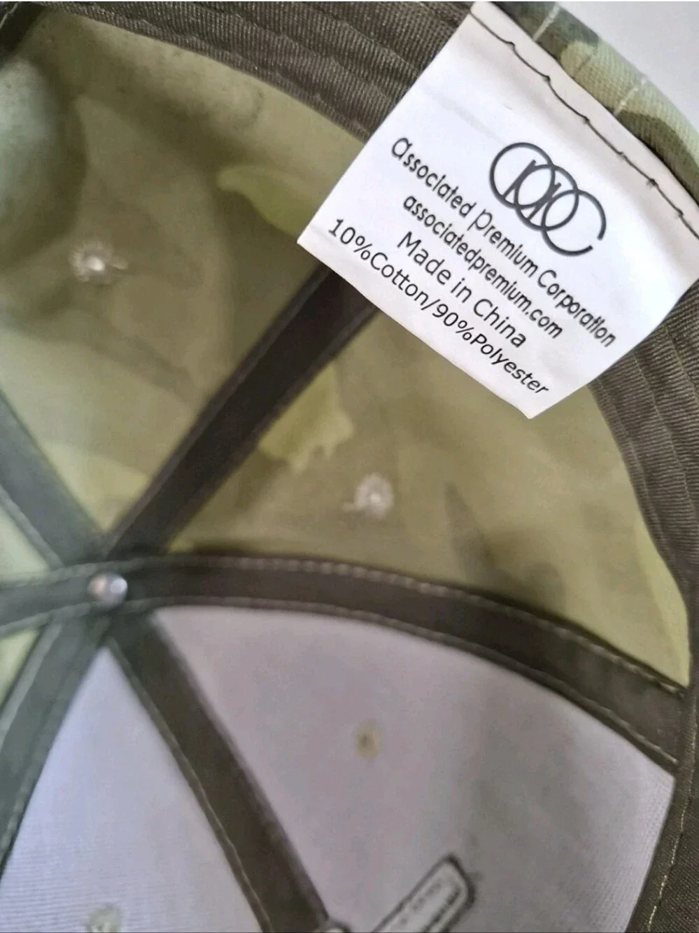 VTG Oklahoma Dodgers Cap Mens Adjustable Green & Camo NWOT Deadstock